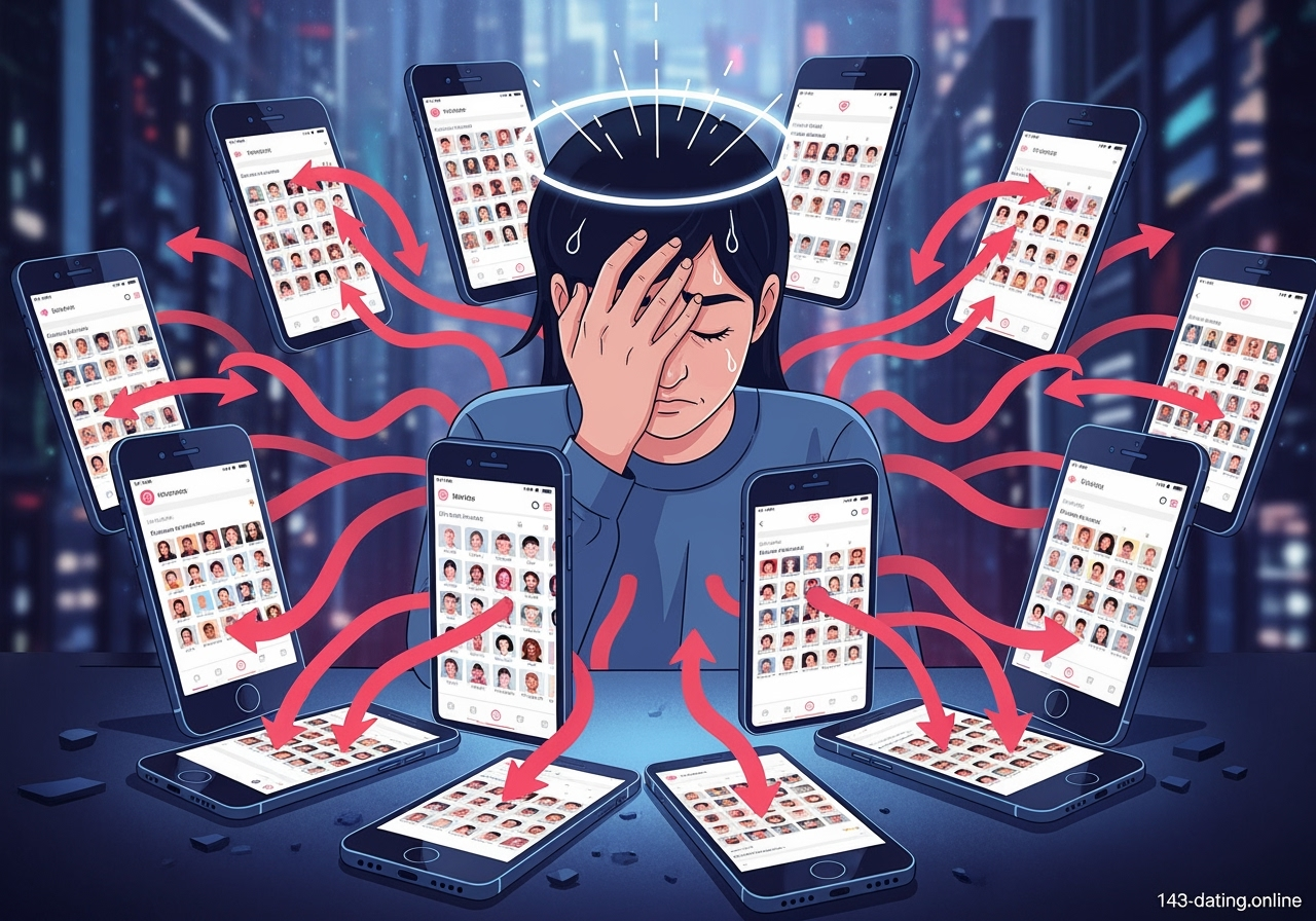 Paradox of Choice in Online Dating